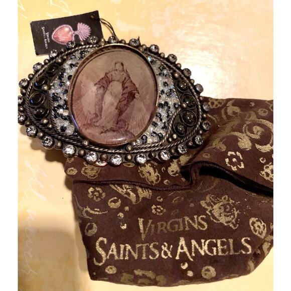 VSA Virgins Saints and Angels Milagrosa Simply Angelic Goddess Belt Buckle NEW - Picture 1 of 12